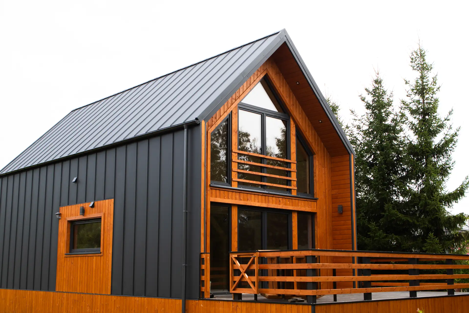 Zdjęcie przedstawiające dom od frontu