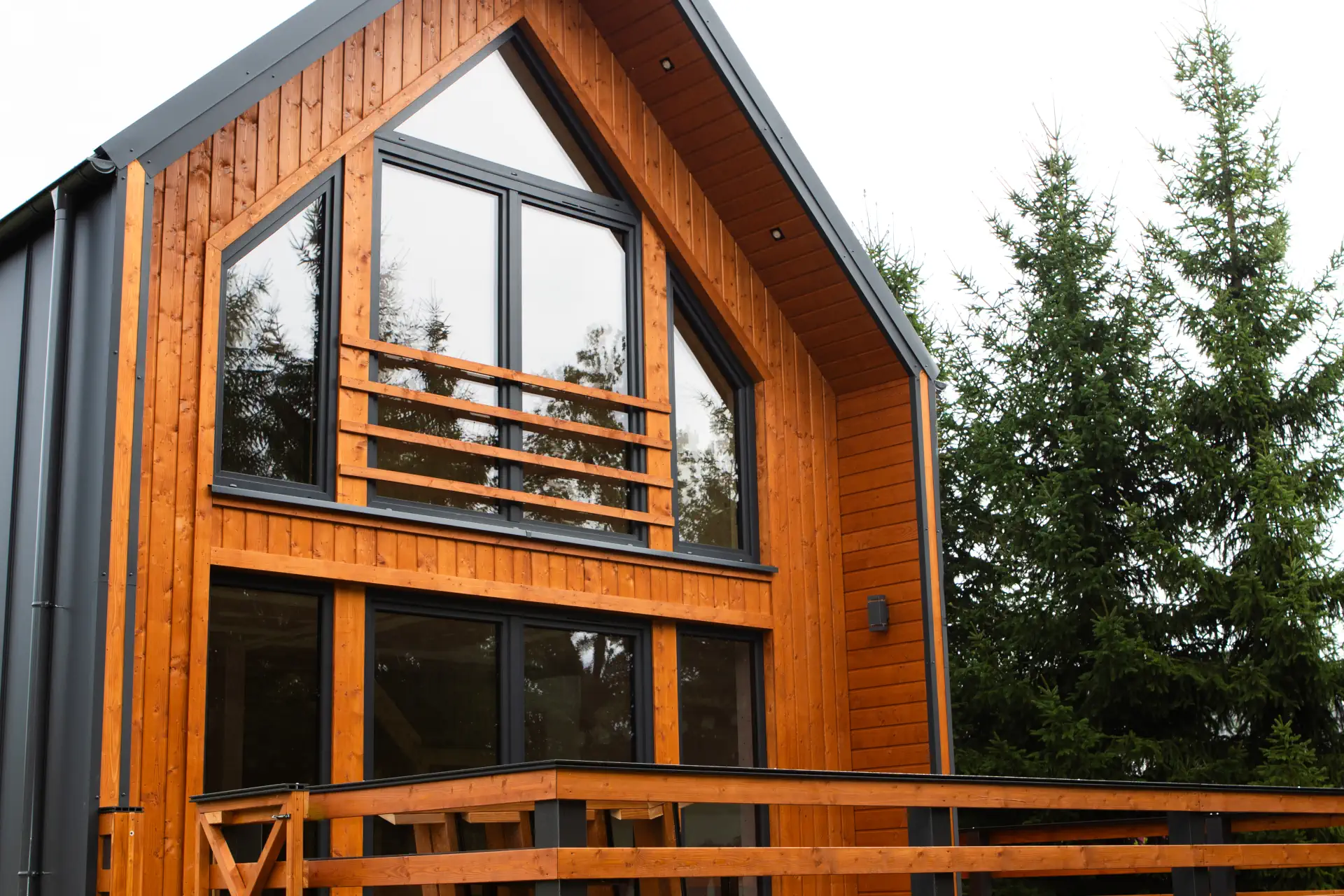 Zdjęcie przedstawiające dom od frontu